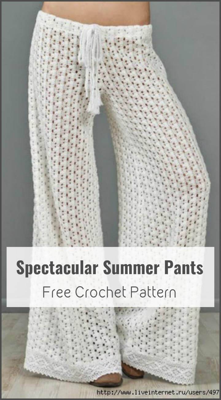 Spectacular Summer Pants Free Crochet Pattern